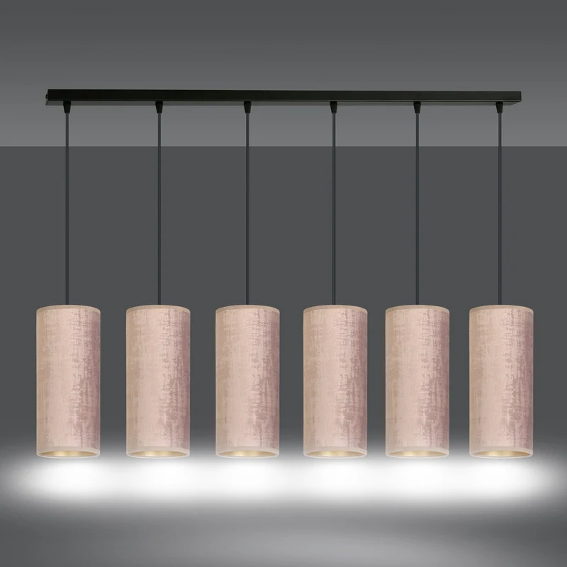 Lustre Tissu Rose