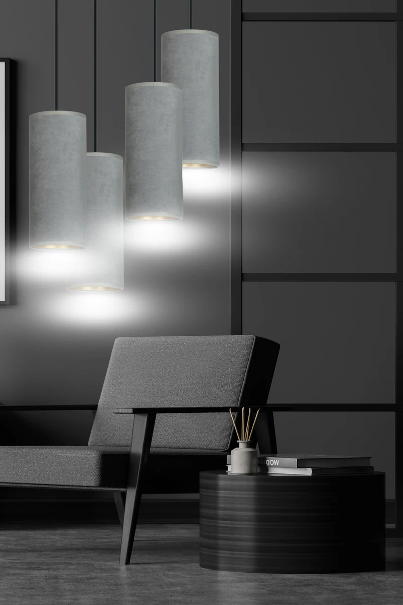 Luminaire Industriel Gris