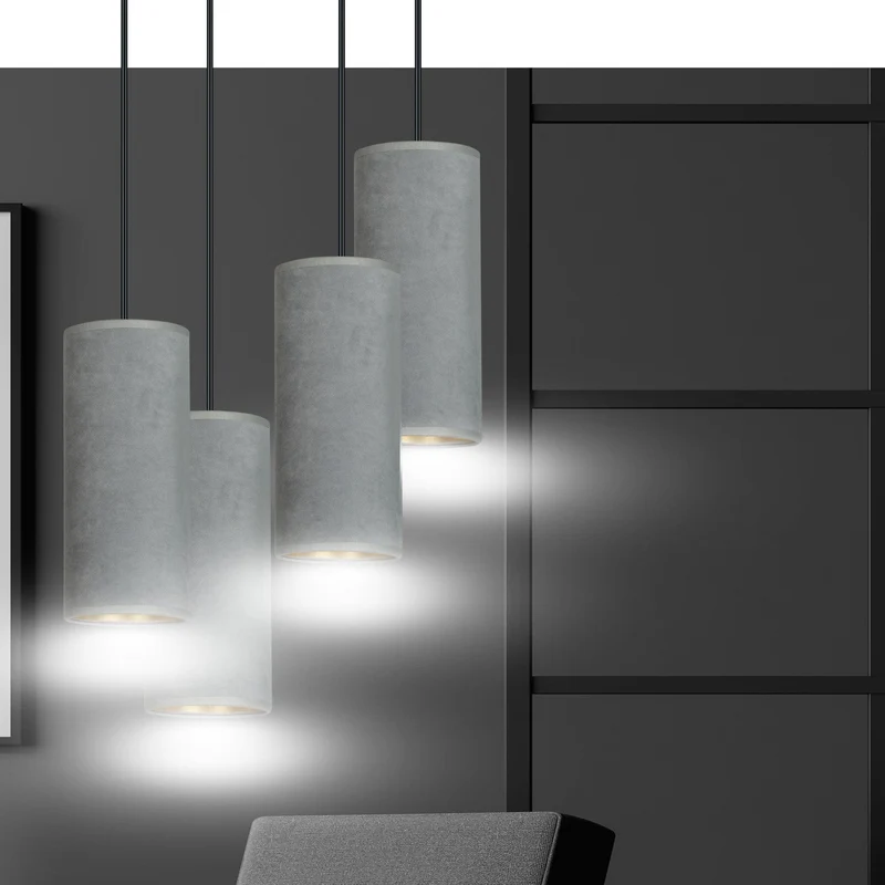 Luminaire Industriel Gris
