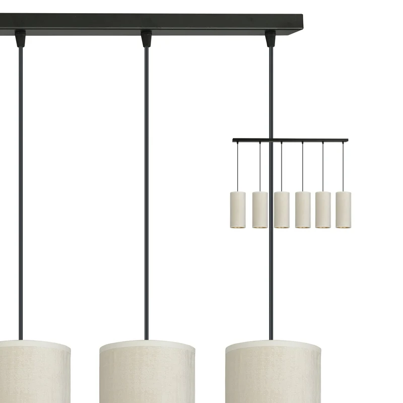 Lustre Tissu Blanc