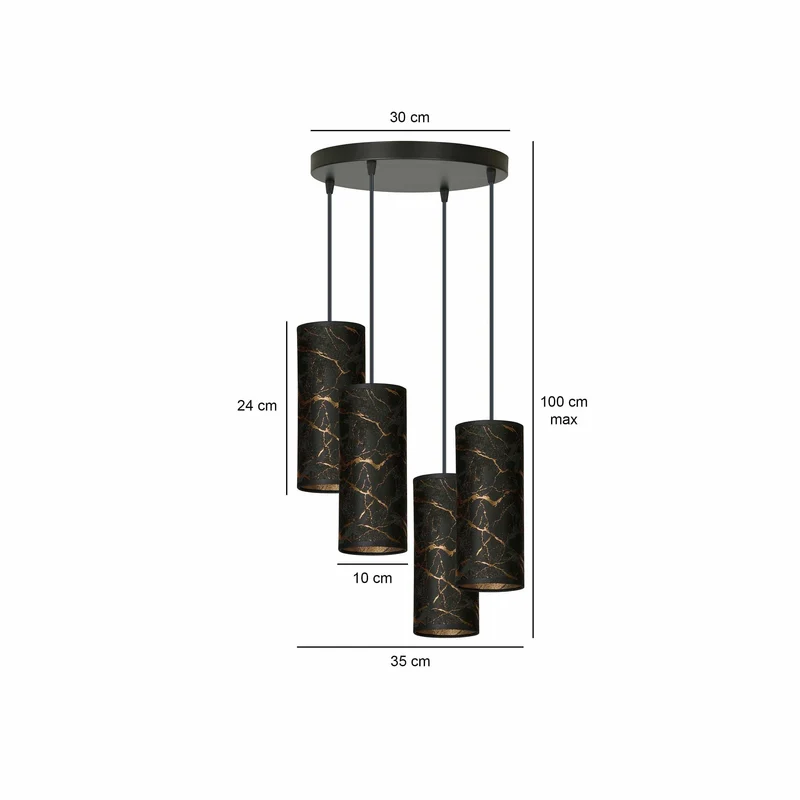 Karli 4 Bl Premium Marbel Black