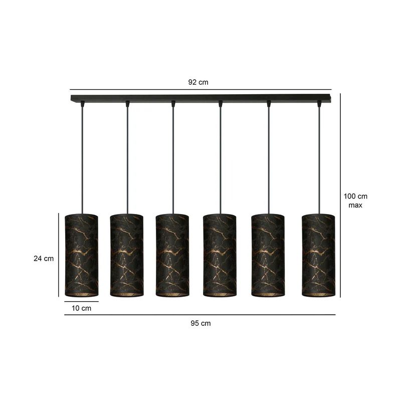 Karli 6 Bl Marbel Black