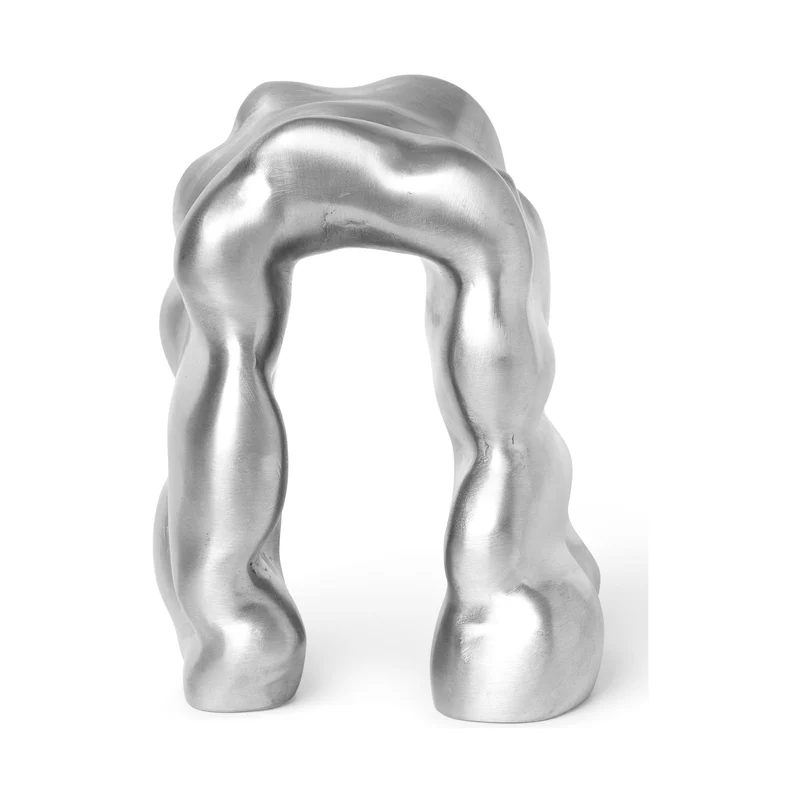 Ferm Living Morf Sculpture - Brushed Aluminium