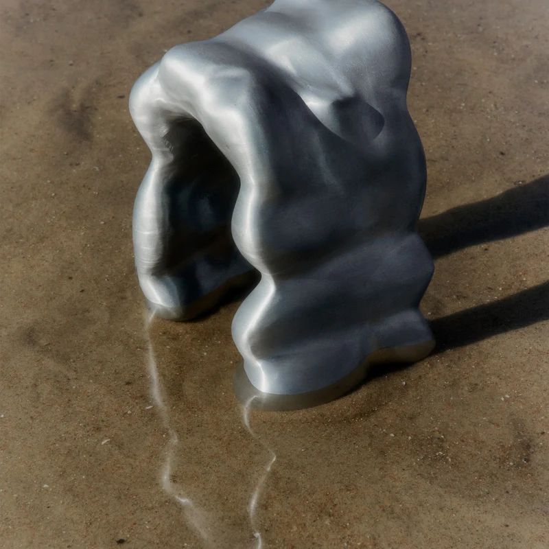 Ferm Living Morf Sculpture - Brushed Aluminium