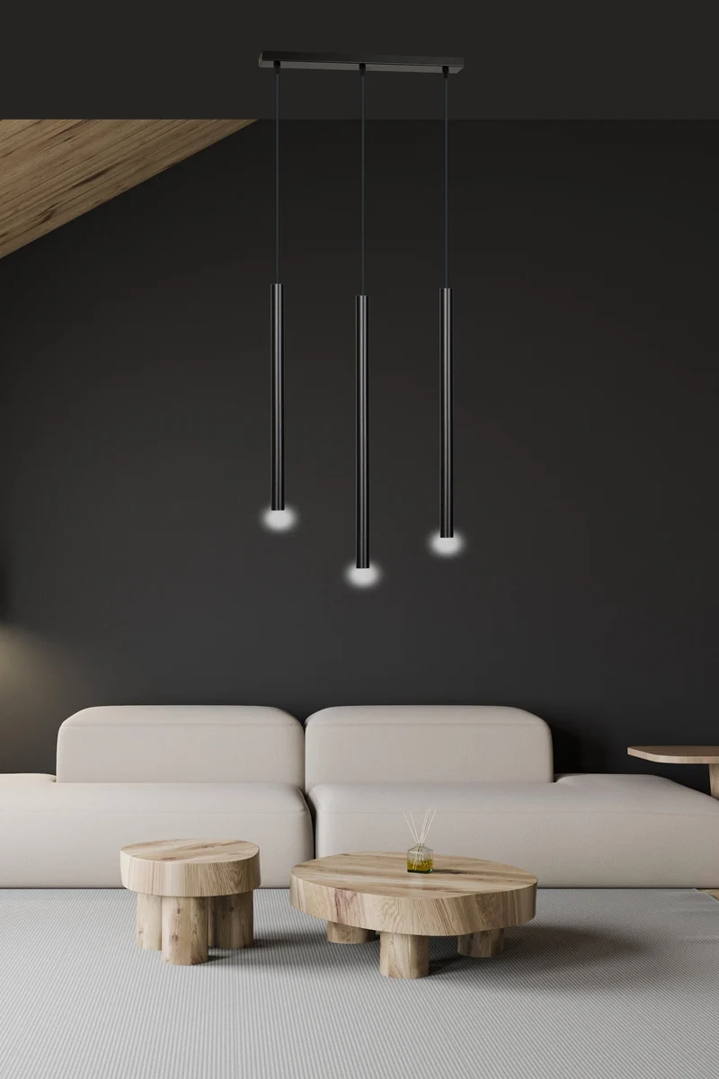 Luminaire Noir Suspension