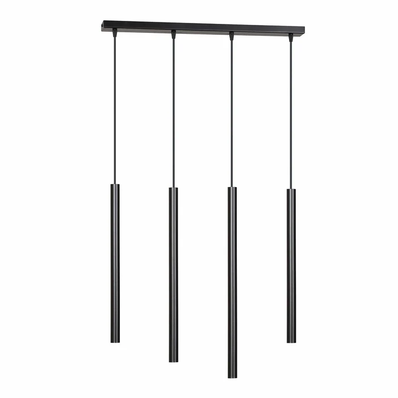 Luminaire Tube Noir
