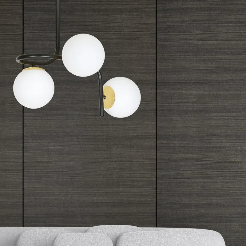 Plafonnier Design Noir
