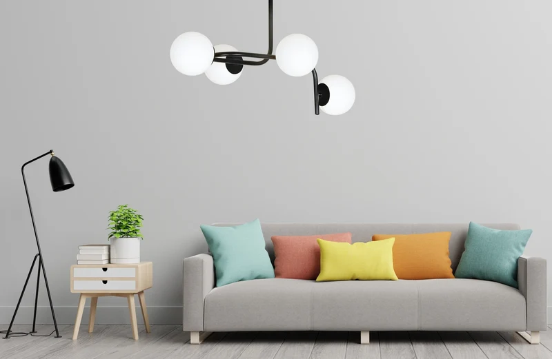 Luminaire Boule Verre Blanc
