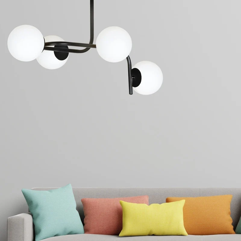 Luminaire Boule Verre Blanc
