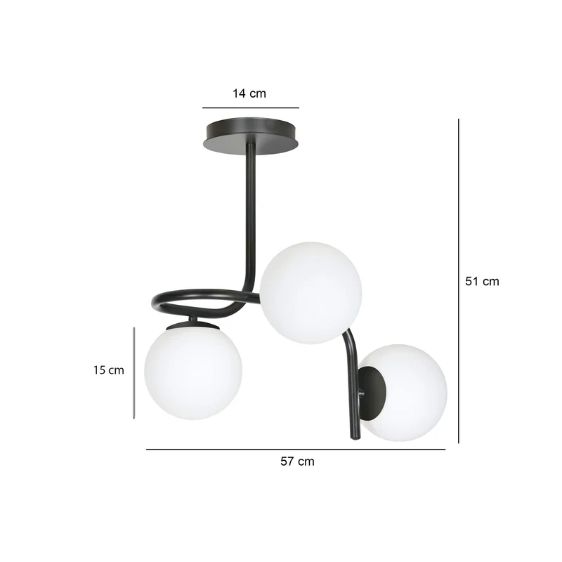 Plafonnier Industriel 3 Ampoules