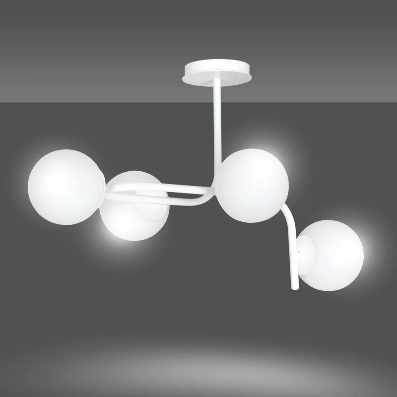 Luminaire Verre Blanc