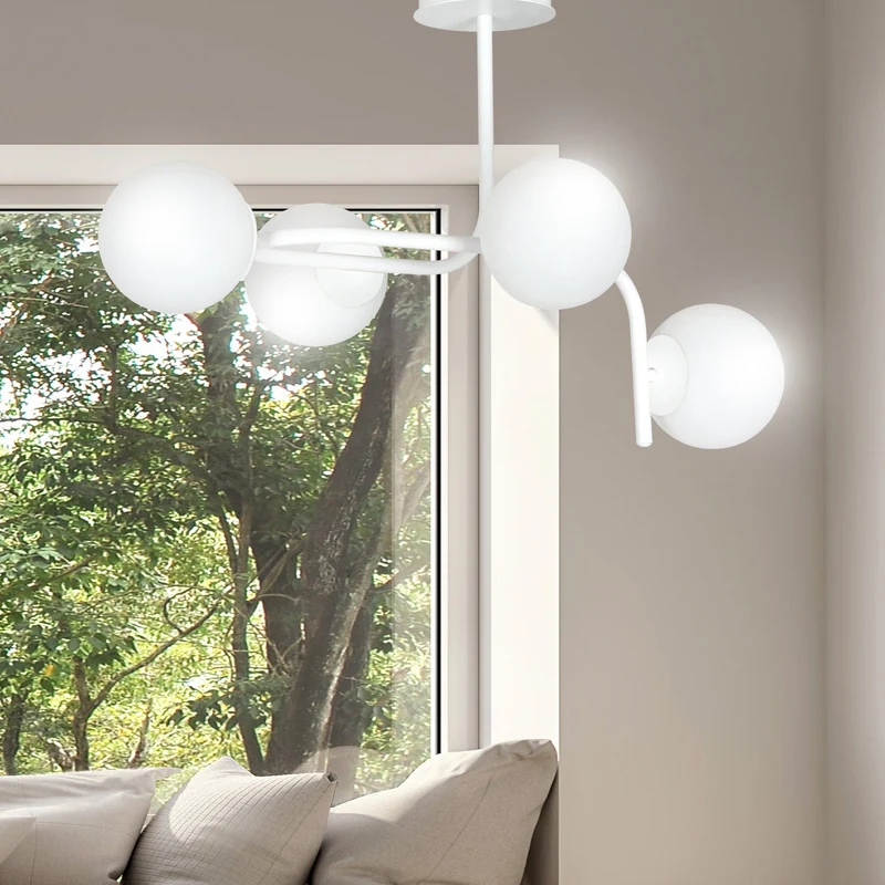 Luminaire Verre Blanc