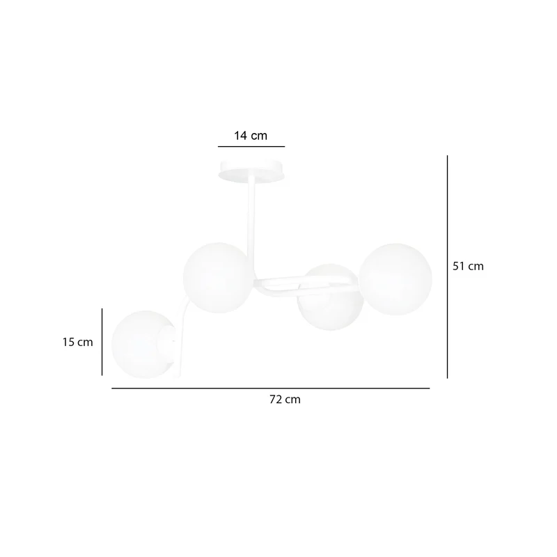 Luminaire Verre Blanc