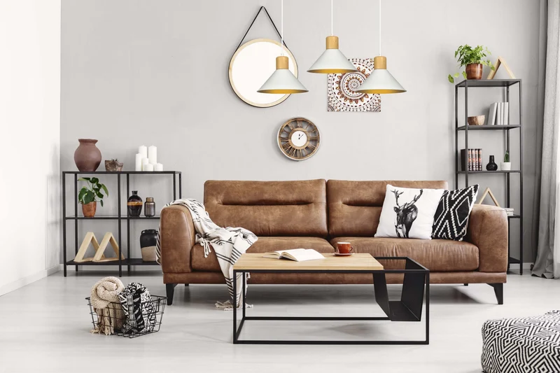 Luminaire Blanc Bois