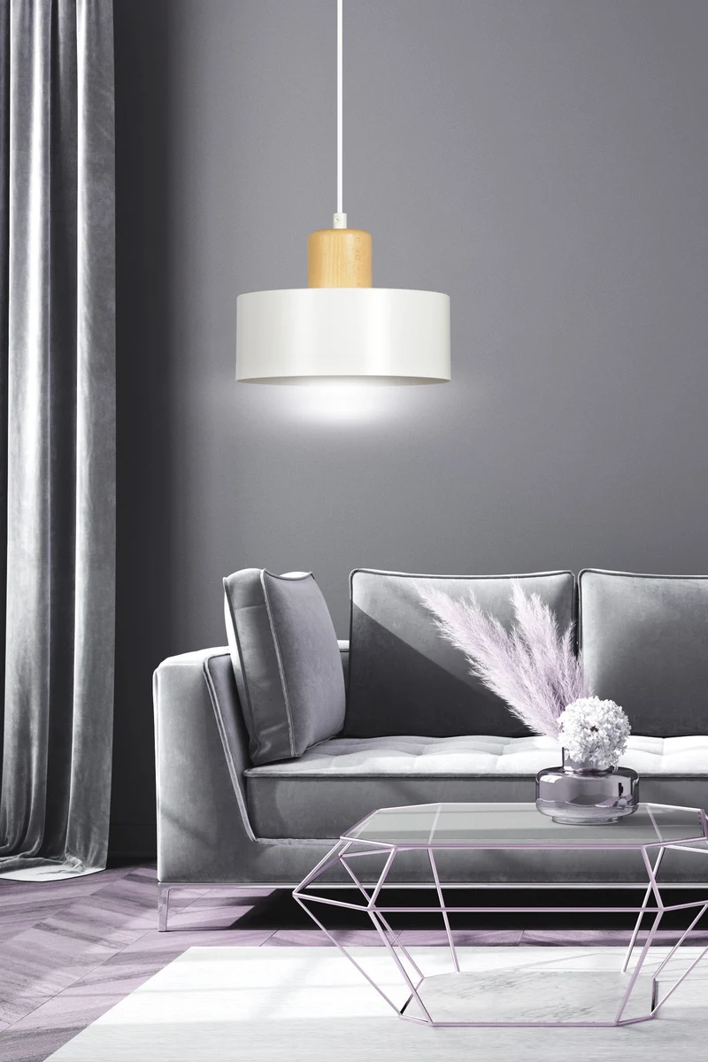 Luminaire Bois Blanc