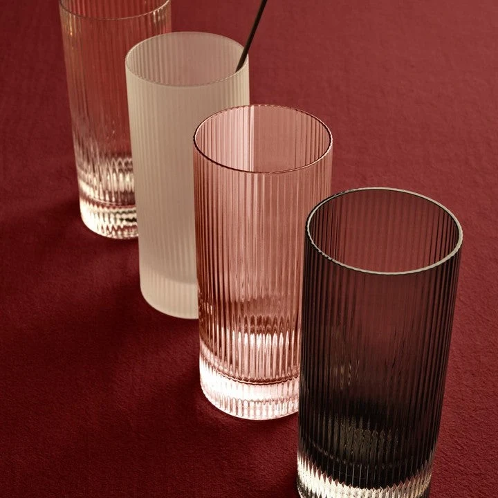 Ferm Living Ripple Highball Glasses - Set of 2