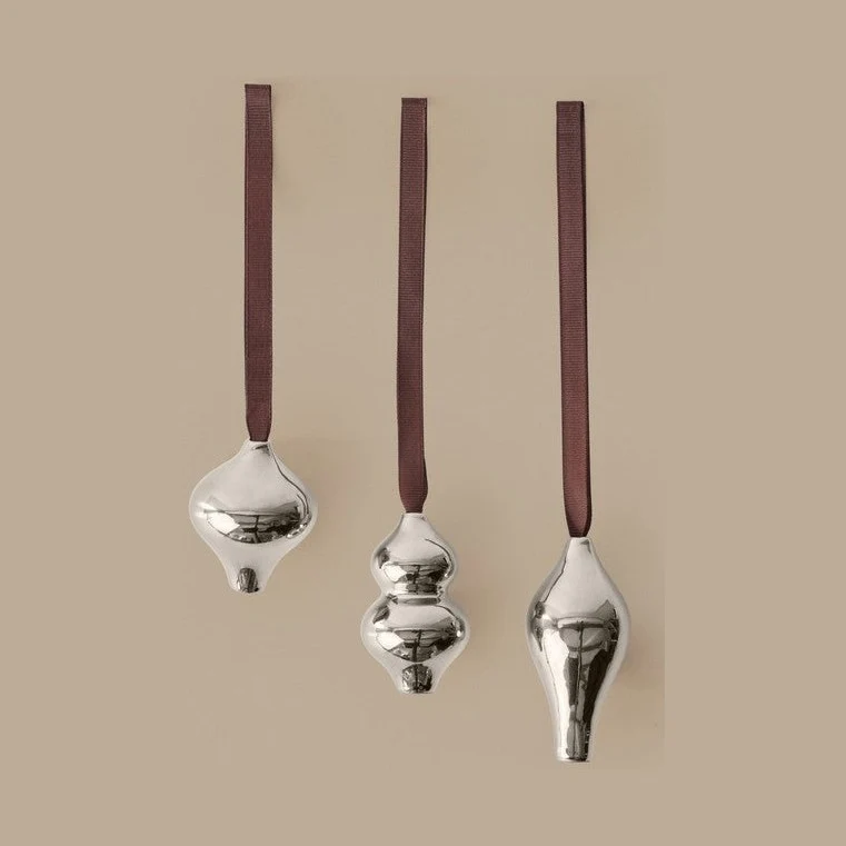 Ferm Living Komo Ornaments - Set of 3