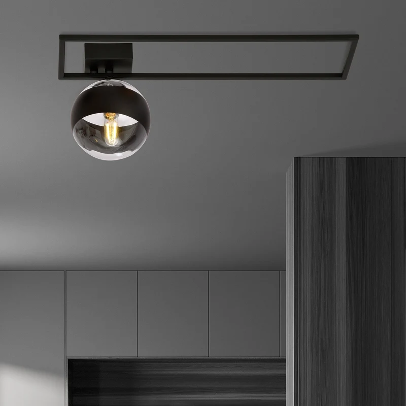 Plafonnier Noir Design
