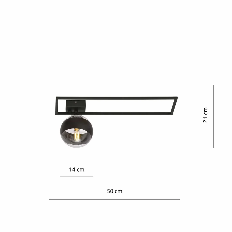 Plafonnier Noir Design
