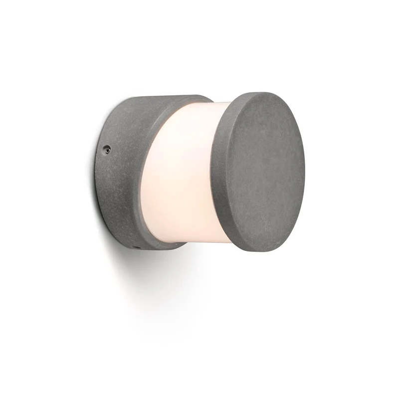 Faro Block 135 Grey Outdoor Wall Lamp