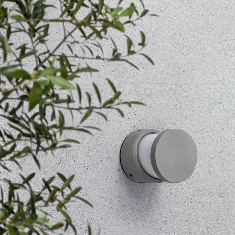 Faro Block 135 Grey Outdoor Wall Lamp