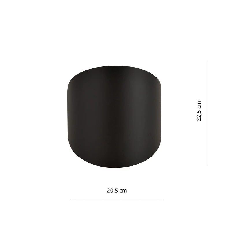 Applique Acier Noir Moderne