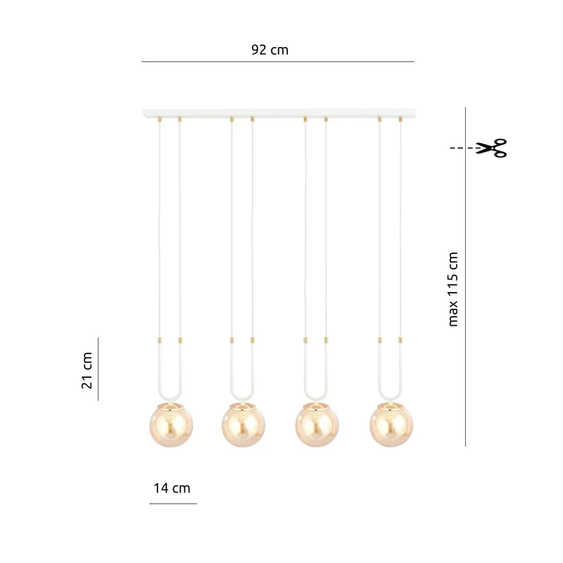 Globe En Verre Pour Suspension
