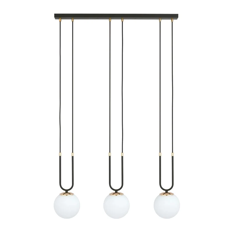 Suspension Boule Verre Opale Blanc 42W