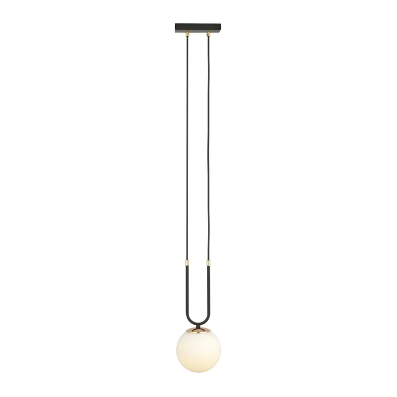 Suspension Boule Verre Blanc Design
