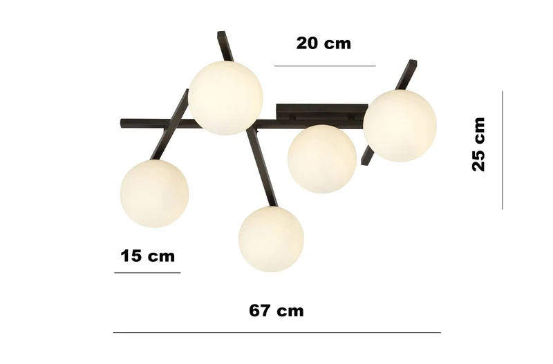 Globe Verre Plafonnier