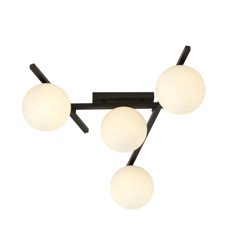 Globe En Verre Blanc Pour Luminaire