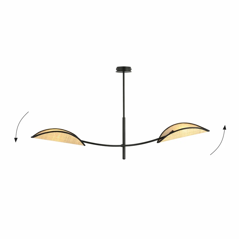 Lotus 2 Black/Rattan