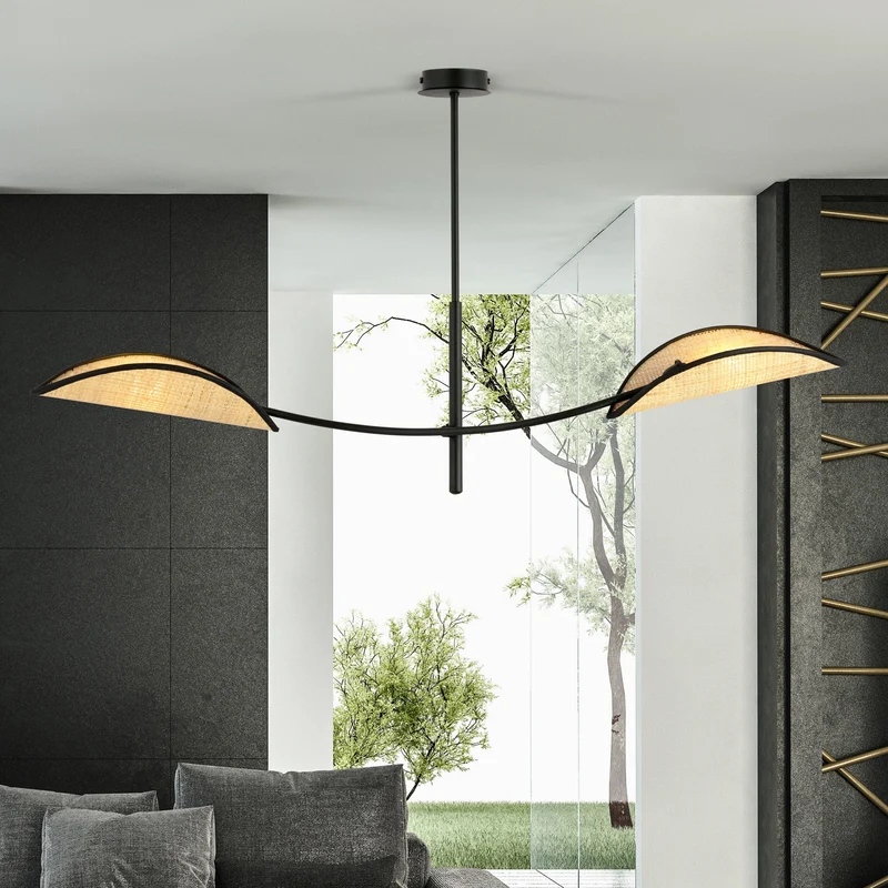 Lotus 2 Black/Rattan
