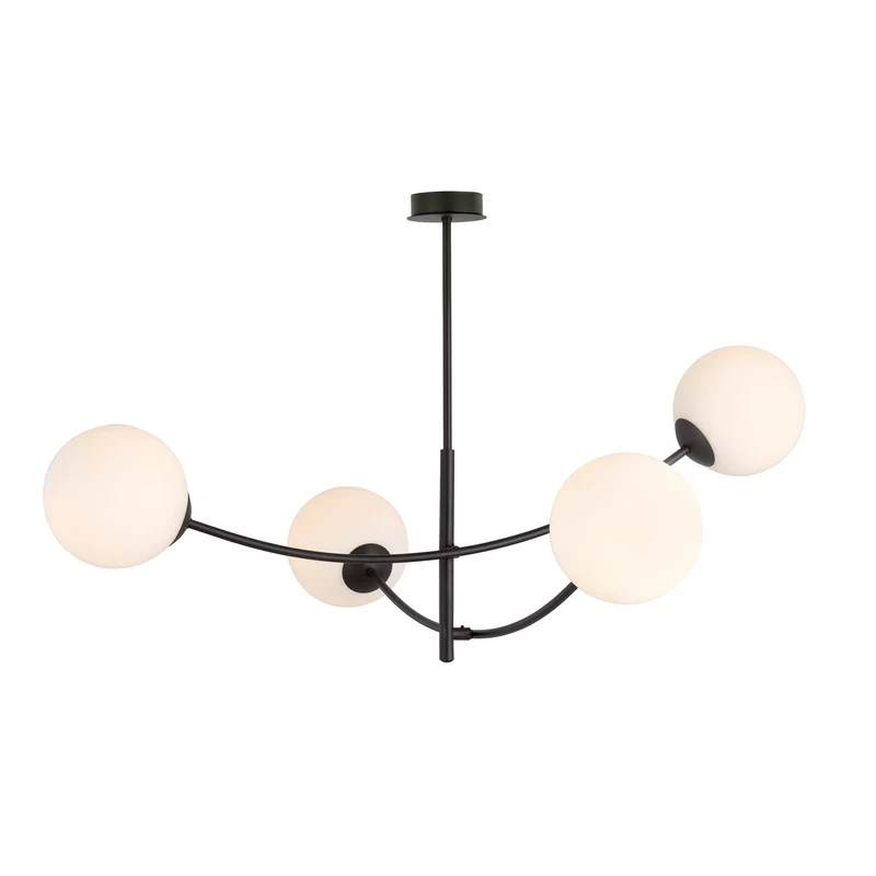 Lustre Opaline Art Déco