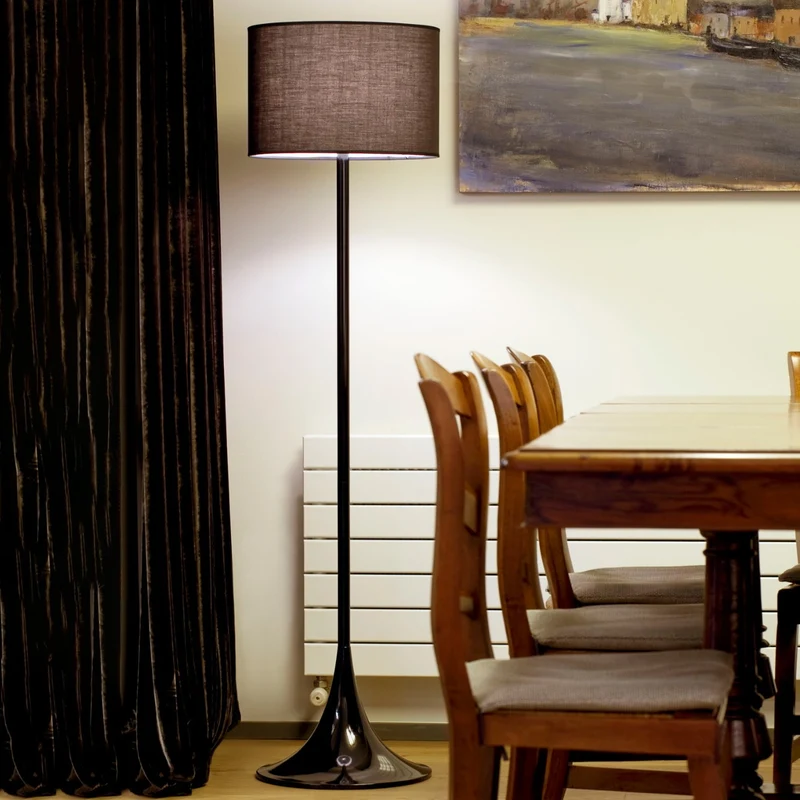 Faro Black Floor Lamp