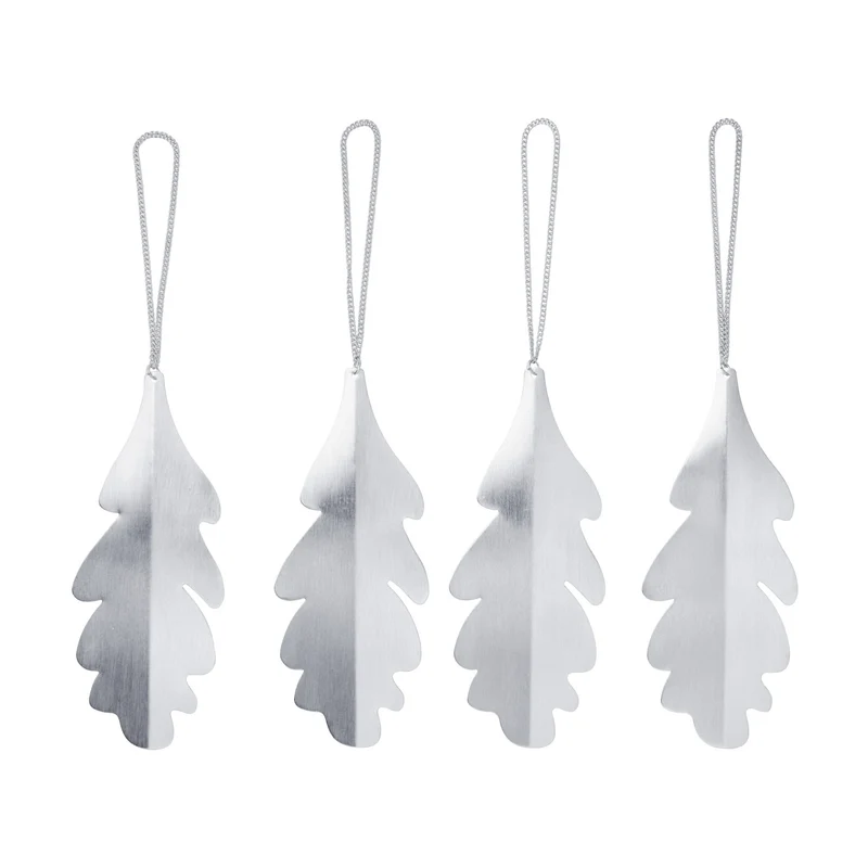 Ferm Living Oak Leaf Ornaments - Set of 4