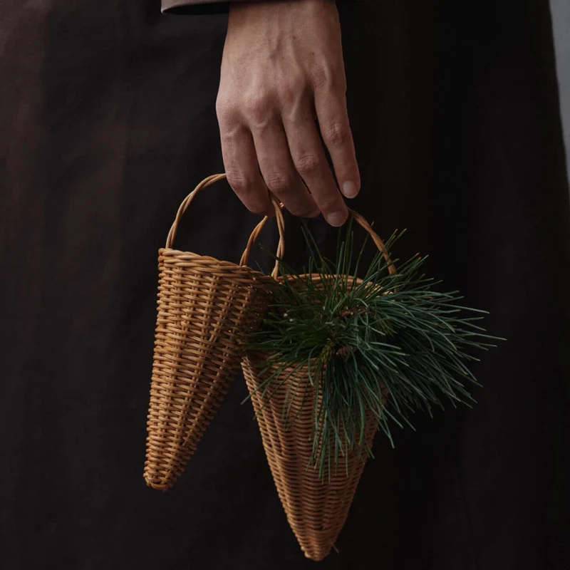 Ferm Living Braided Cones - Set of 2