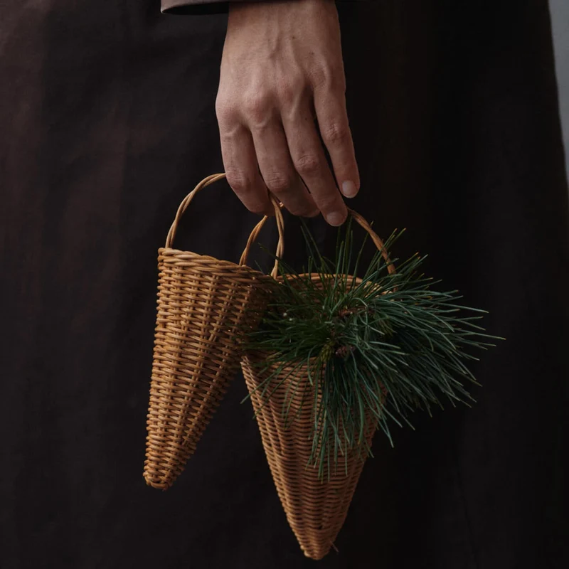 Ferm Living Braided Cones - Set of 2