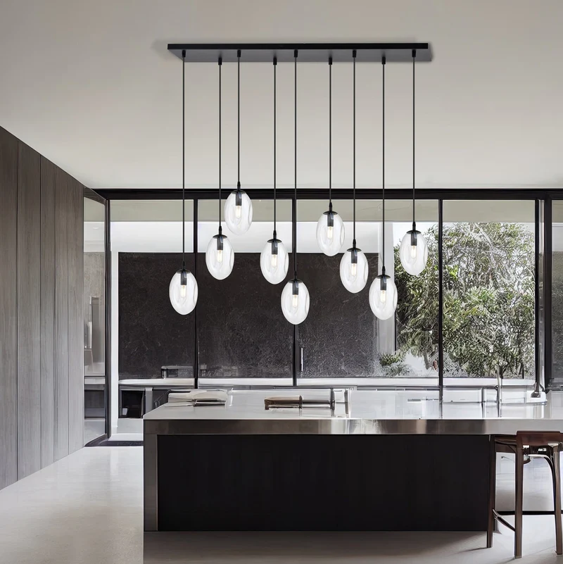 Grande Suspension Boule Verre