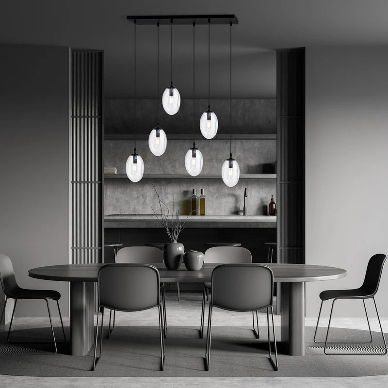 Suspension Design Verre Transparent