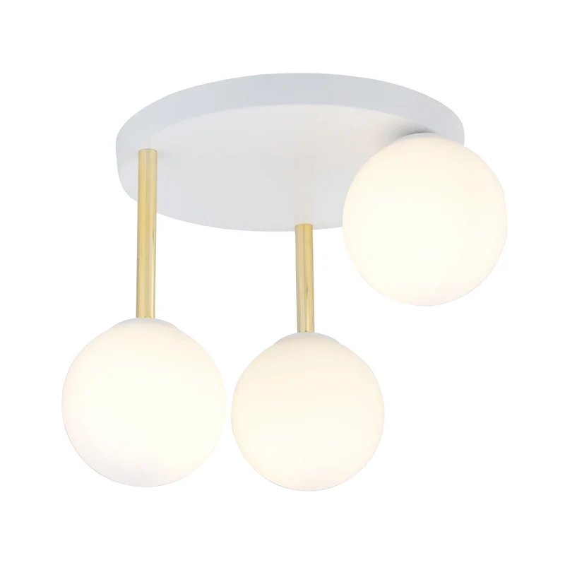 Plafonnier Globe Opaline