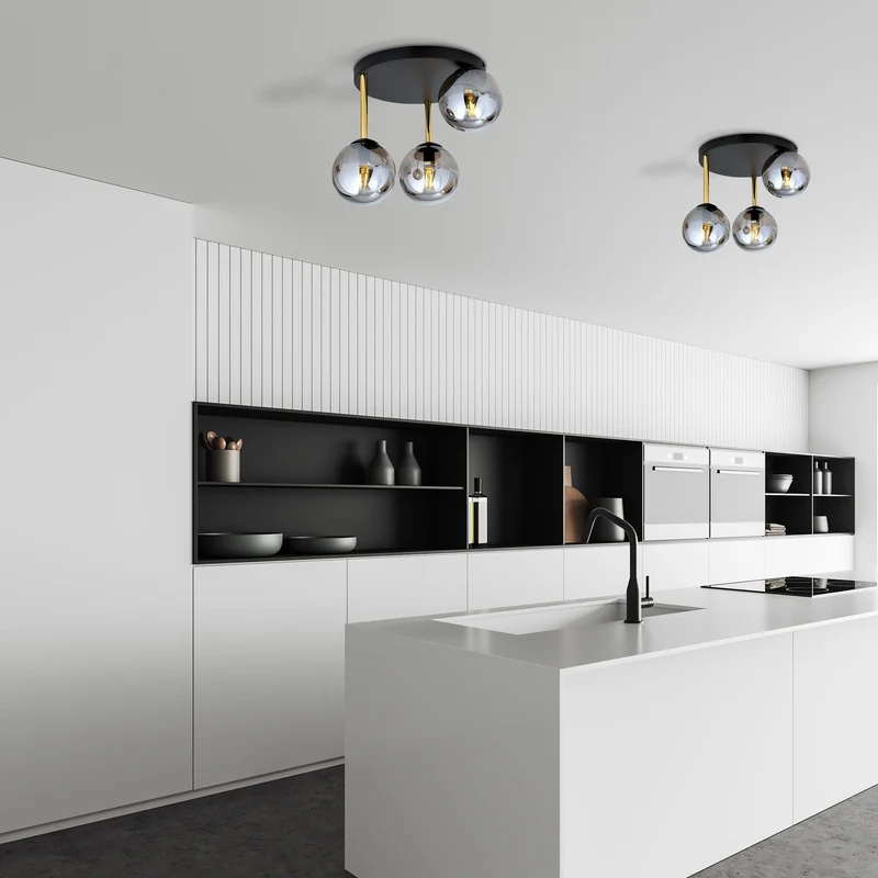 Plafonnier Gris Anthracite
