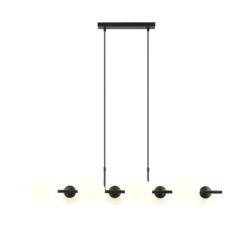 Industrielle Suspension Boule Verre Pour Ilot Cuisine