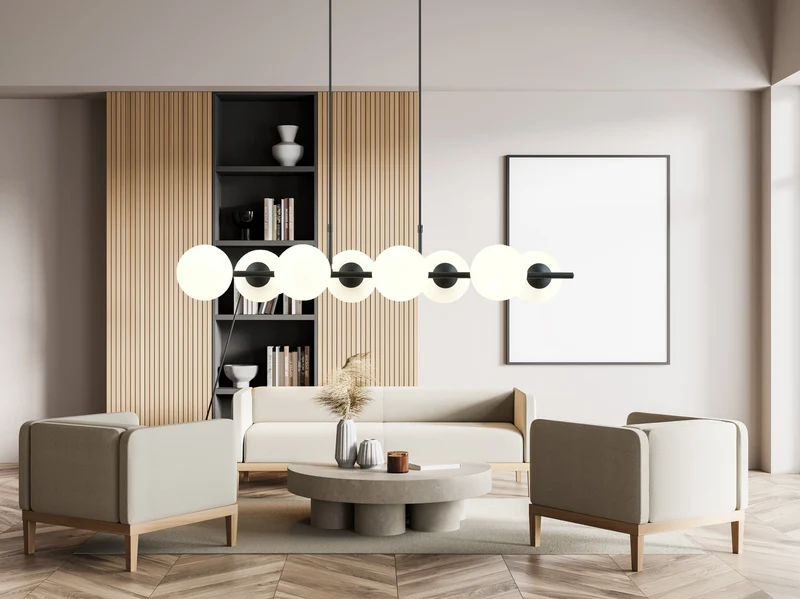 Industrielle Suspension Boule Verre Pour Ilot Cuisine