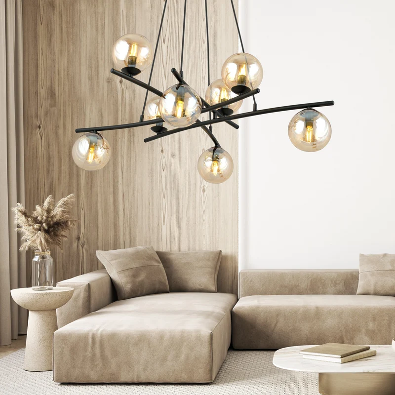 Lustre Suspension Boule Verre