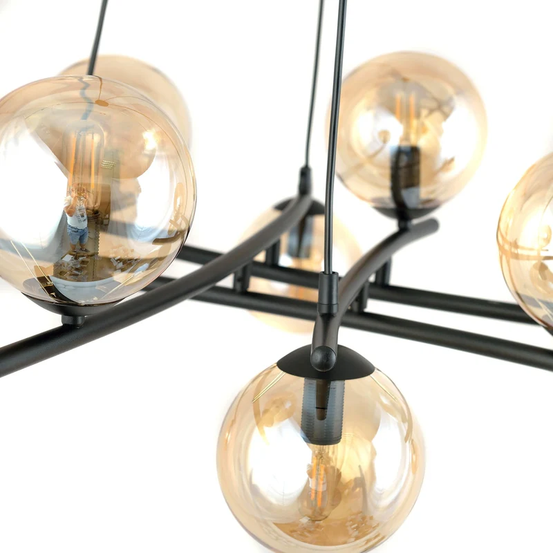 Lustre Suspension Boule Verre