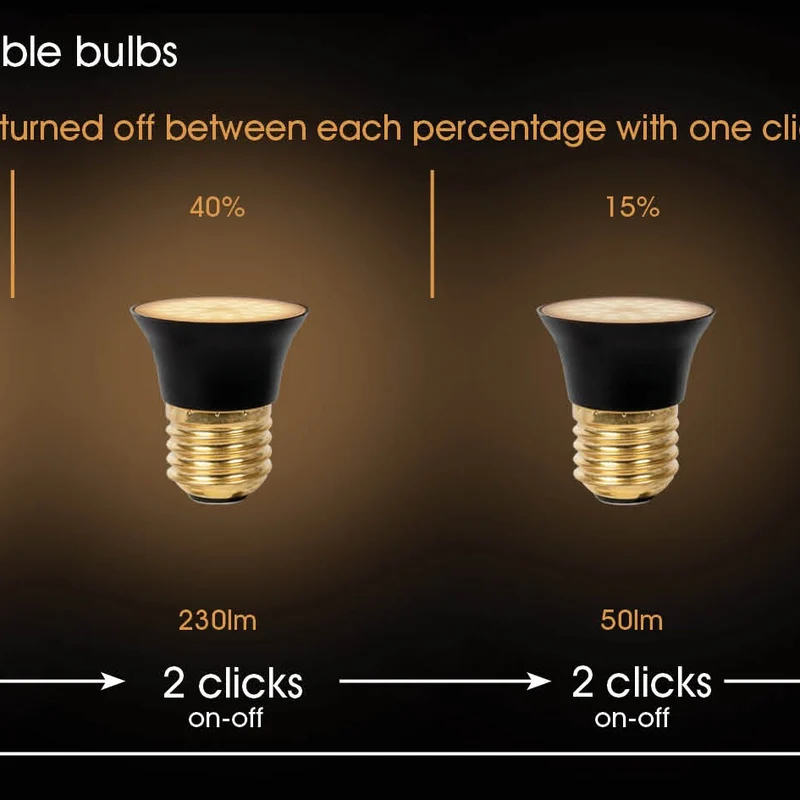Lucide LED Bulb E27 G45 - 450lm 2700K - Dimmable