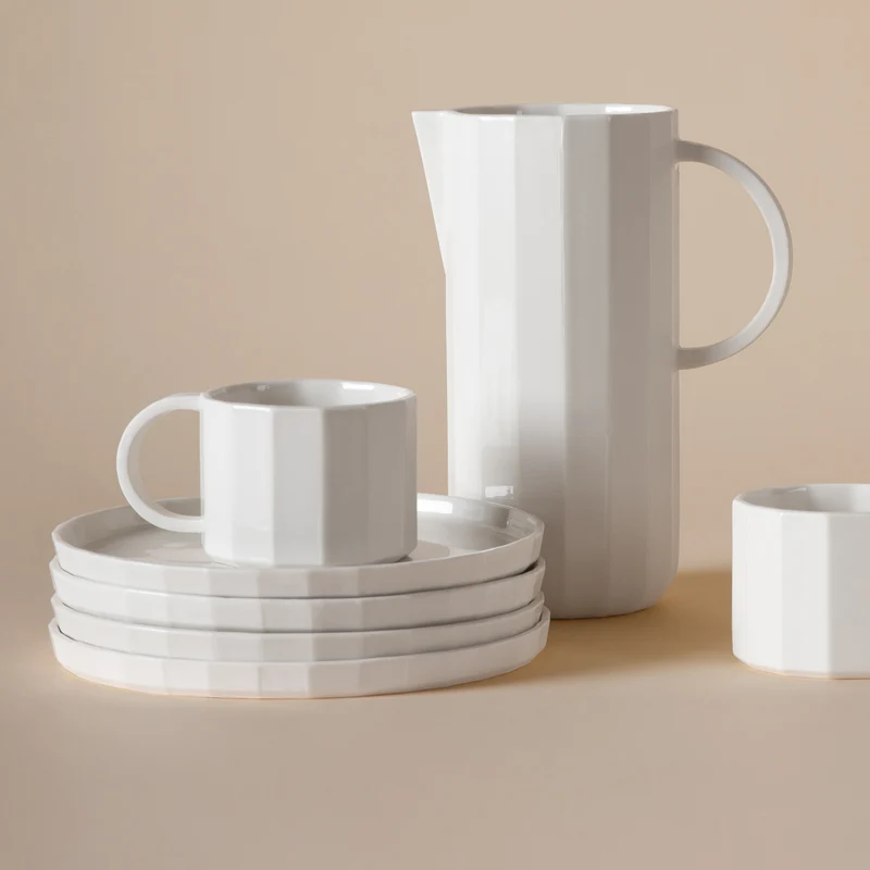 Schneid Facet Porcelain Carafe