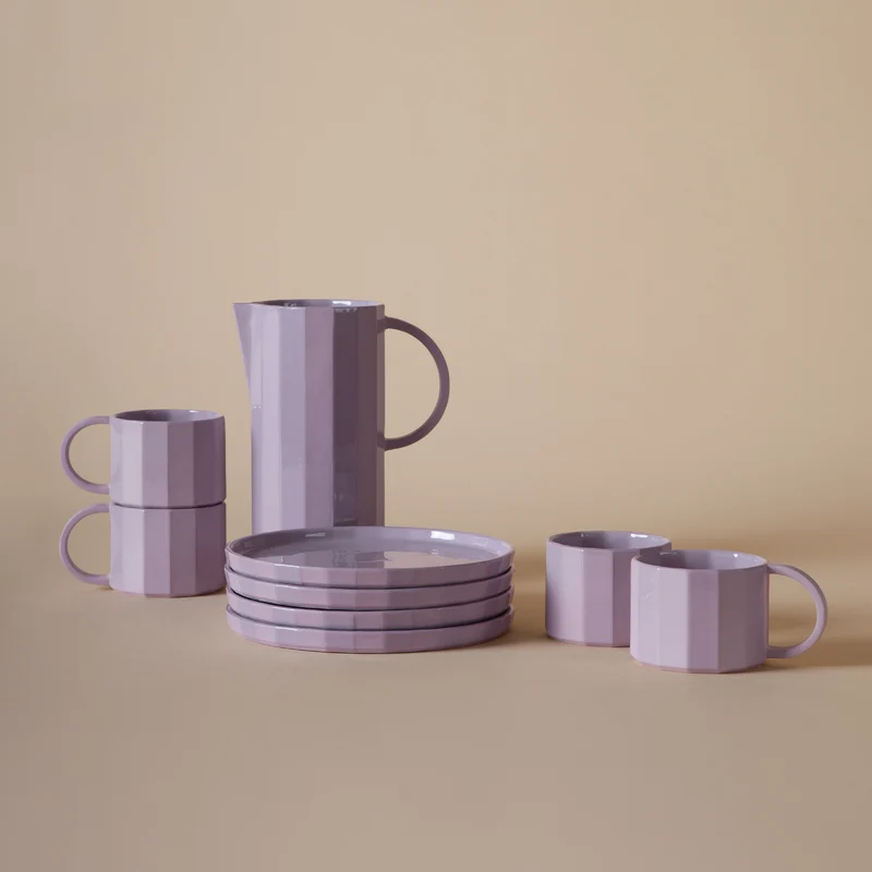 Schneid Facet Porcelain Plate