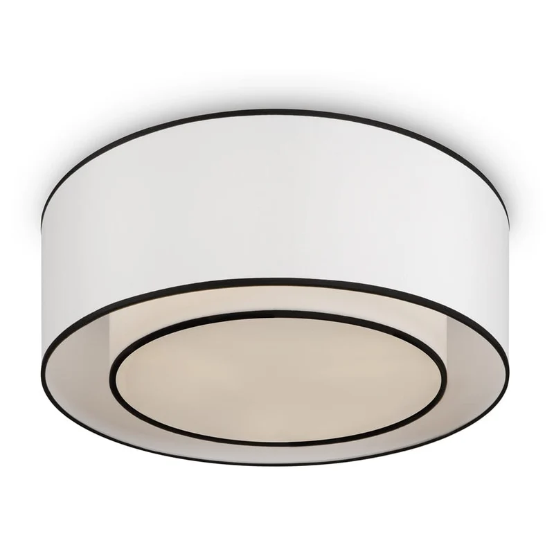 Plafonnier Rond Noir